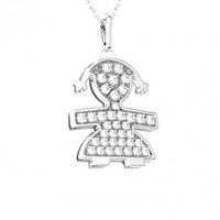 Halskette Le Bebé Kind in Gold Diamante 0.39 Ct LBB026 - LBB026